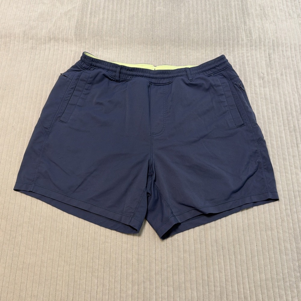 Birddogs Boomstick Shorts Mens XL Blue Lined 7" Inseam Chino Athleisure Casual